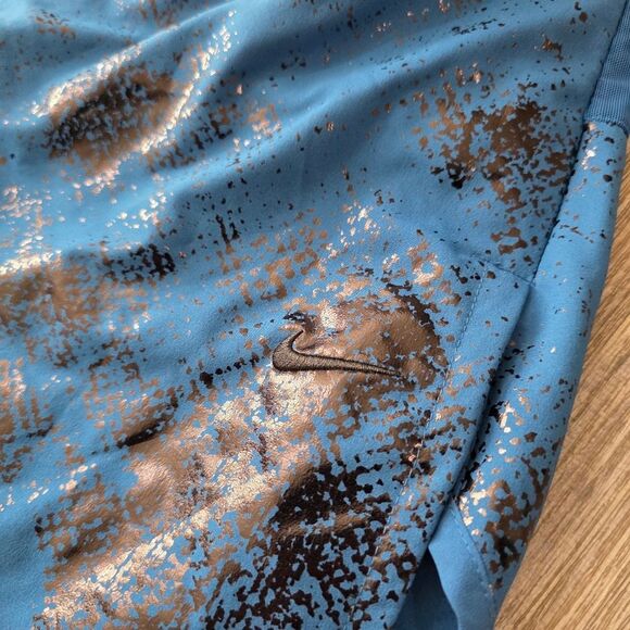 Nike Running Division Men's Shorts Camo Black Blue Lined Large L 3M FN3377-476 - Picture 3 of 13